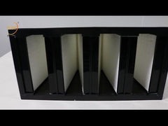 ABS Plastic Kader 0,5 Micron V Bankfilter voor HVAC-Systeem