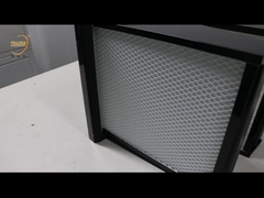 ABS Plastic Kader 0,5 Micron V Bankfilter voor HVAC-Systeem