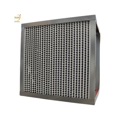 kwaliteit  High Temperature Resistant Air Filter Metal Mesh Metal Frame HEPA Filter fabriek