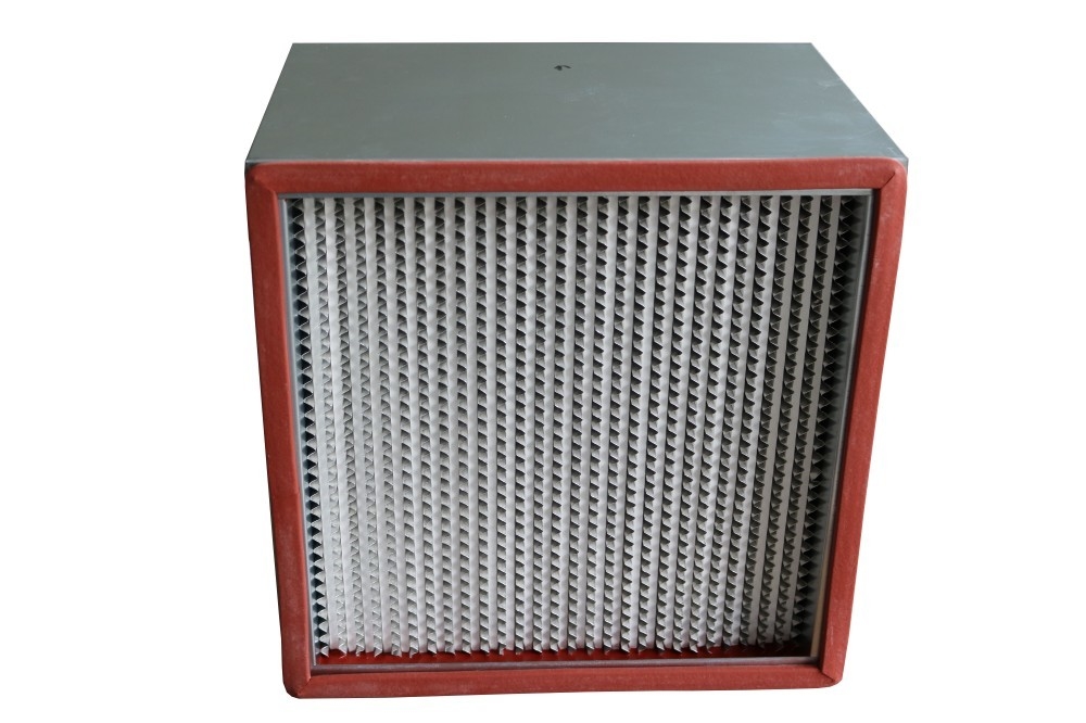 De schone Zaal Aluminiumfolie Op hoge temperatuur van de het Systeemhepa Filter van de Luchtfiltratie