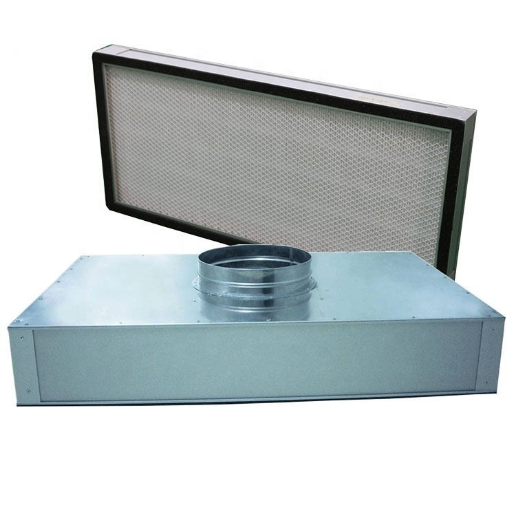 0.3u van de ventilatorfilter de Eindhepa Filter van de de EenheidsAirconditioner voor Laboratorium Schone Zaal