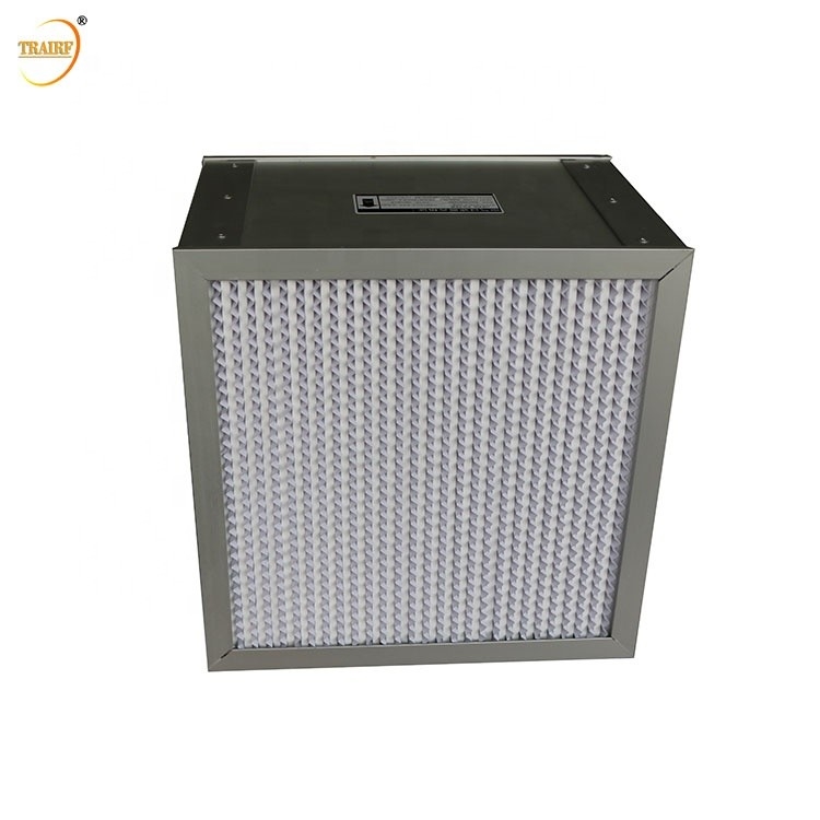 Gegalvaniseerde van de de Plooihepa Filter HEPA van het Staalkader Diepe de Doosfilter 4KG