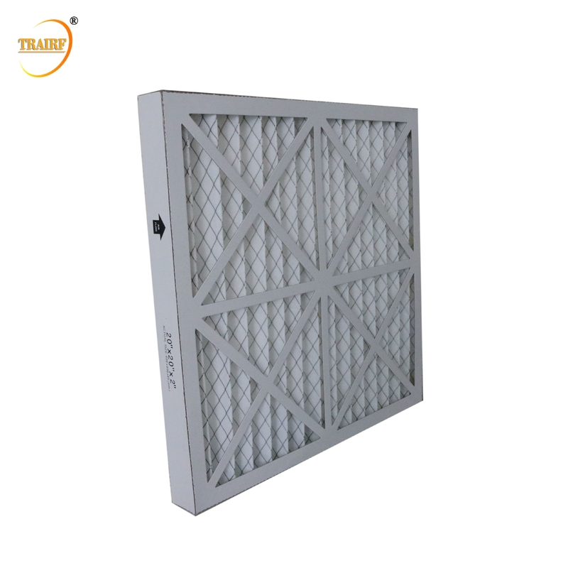 20*20*1cm Geplooide Preluchtfilter voor HVAC/Ventilatie G4 F5 F6