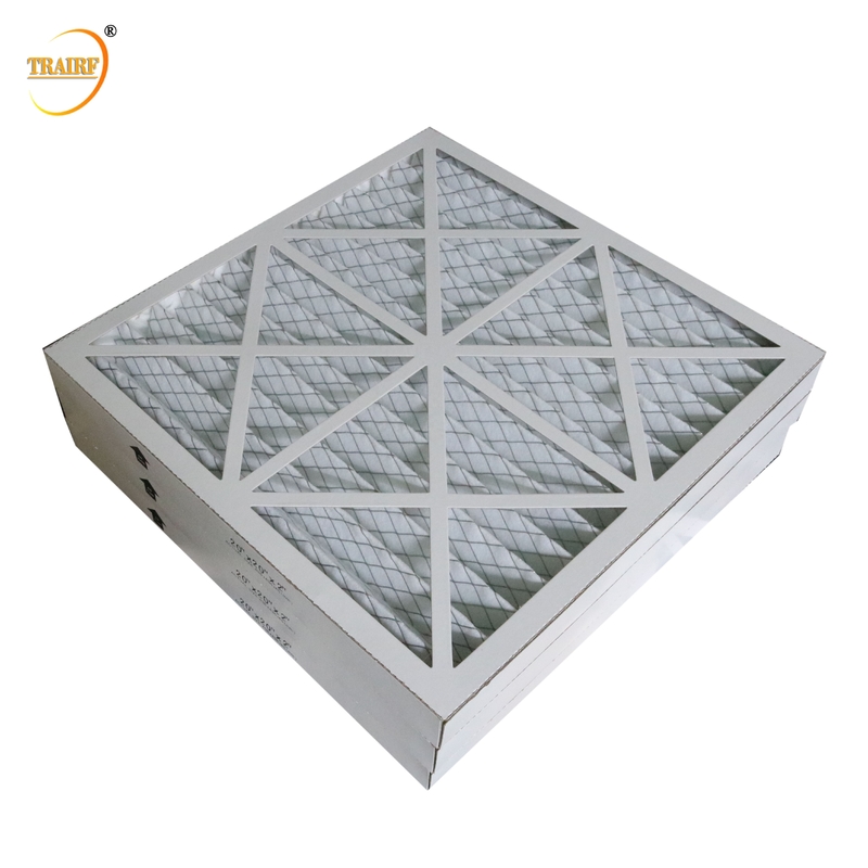 20*20*1cm Geplooide Preluchtfilter voor HVAC/Ventilatie G4 F5 F6