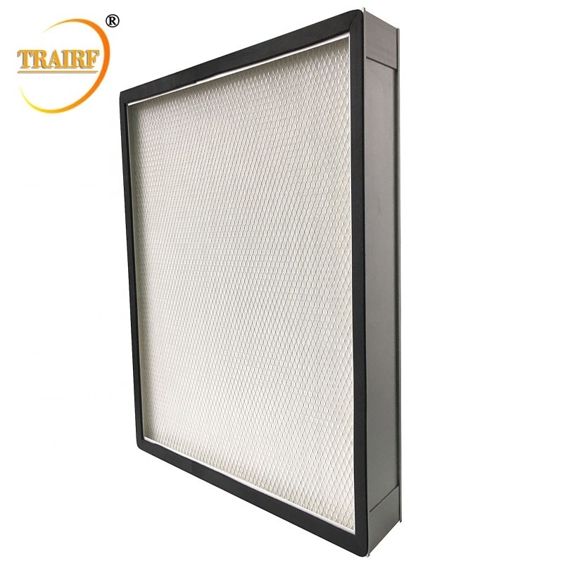 Van het de Legeringskader HEPA van het H11h12 H13 H14 U15 U16 U17 Aluminium van het de Filterfiberglas de Media HEPA Luchtfilter