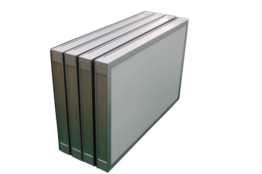 Eind de Media H13 H14 van Filtratiemini pleats glass fiber filter Comité HEPA Luchtfilter voor Laminaire Stroomkap