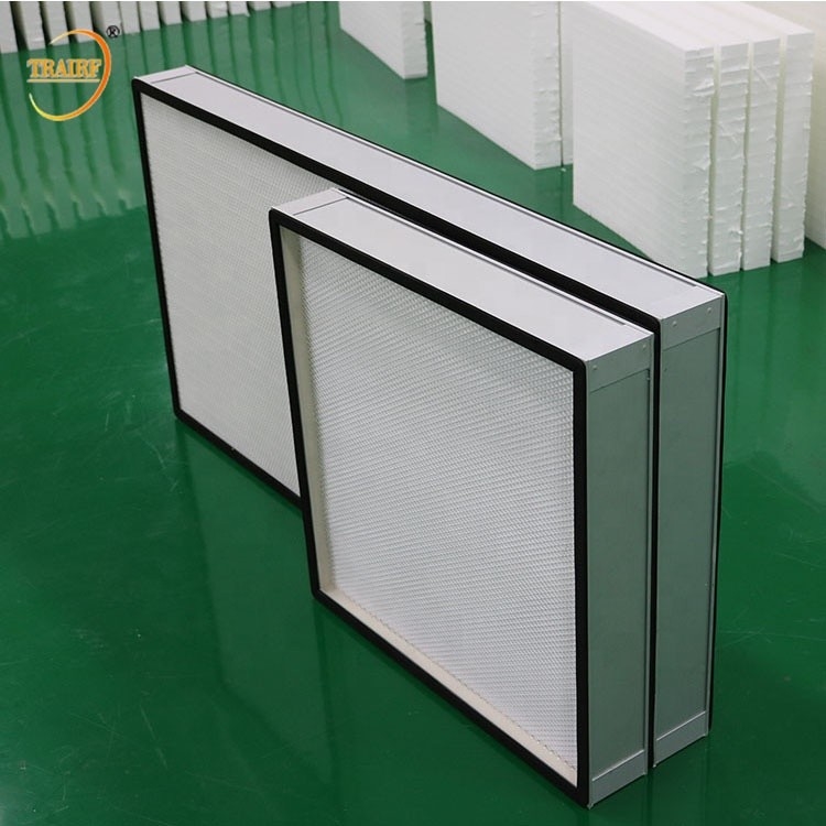 DOP 99% Glassfiber HEPA de Filterdoos EN182 van de Luchtfilter HEPA