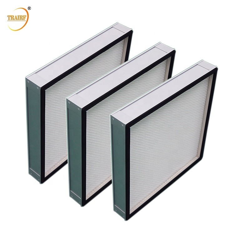 Van de de Filterglasvezel van de H13hepa Lucht de Laminaire Stroom Hood Filter 220Pa