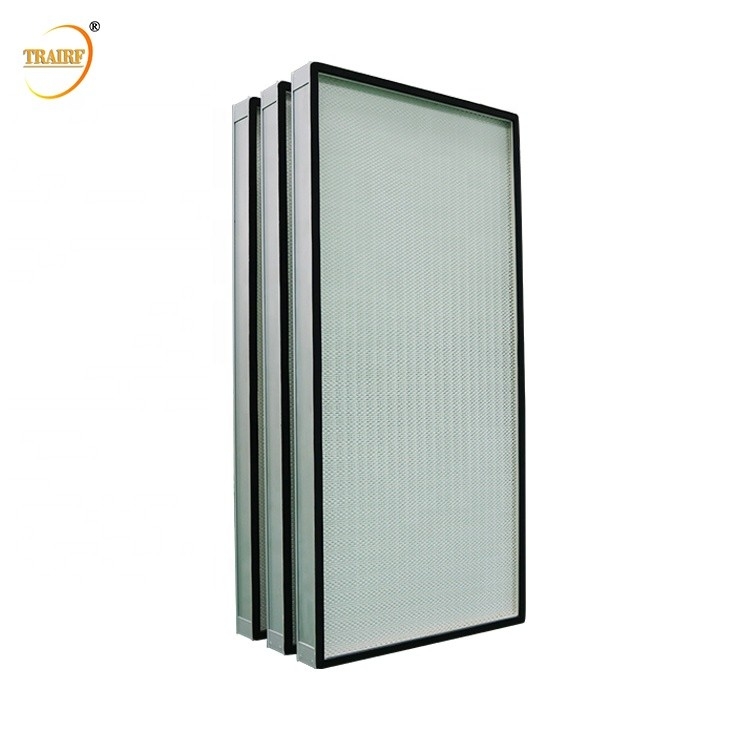 Van de de Filterglasvezel van de H13hepa Lucht de Laminaire Stroom Hood Filter 220Pa