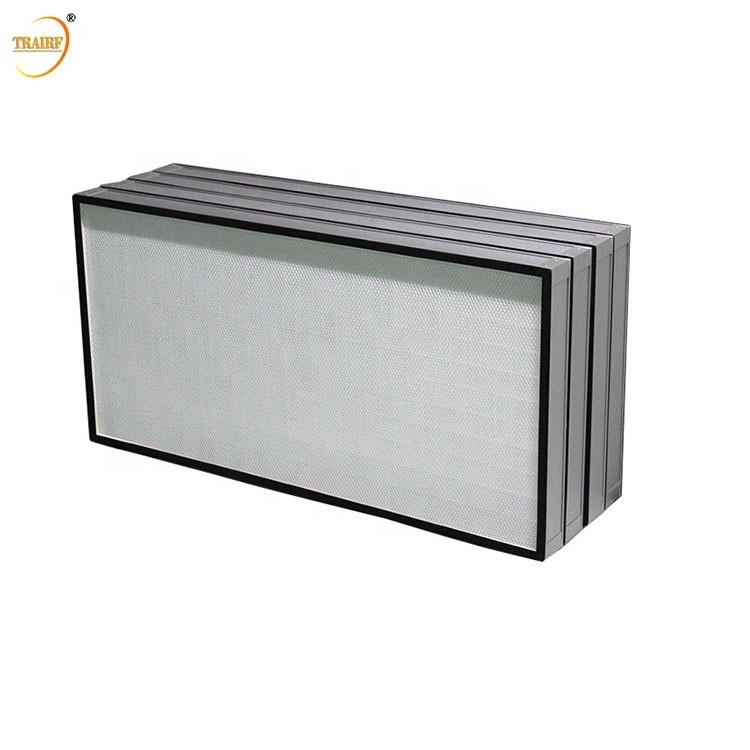 Van de de Filterglasvezel van de H13hepa Lucht de Laminaire Stroom Hood Filter 220Pa