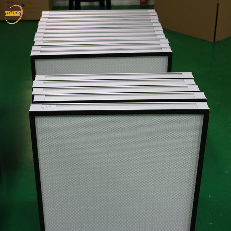 Het Kader Hepa 14 van de aluminiumlegering de Eenheid van de de Ventilatorfilter van de Luchtfilter HEPA 0,3 Micrometers