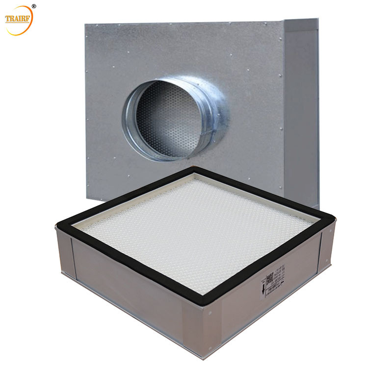Het Kader Hepa 14 van de aluminiumlegering de Eenheid van de de Ventilatorfilter van de Luchtfilter HEPA 0,3 Micrometers