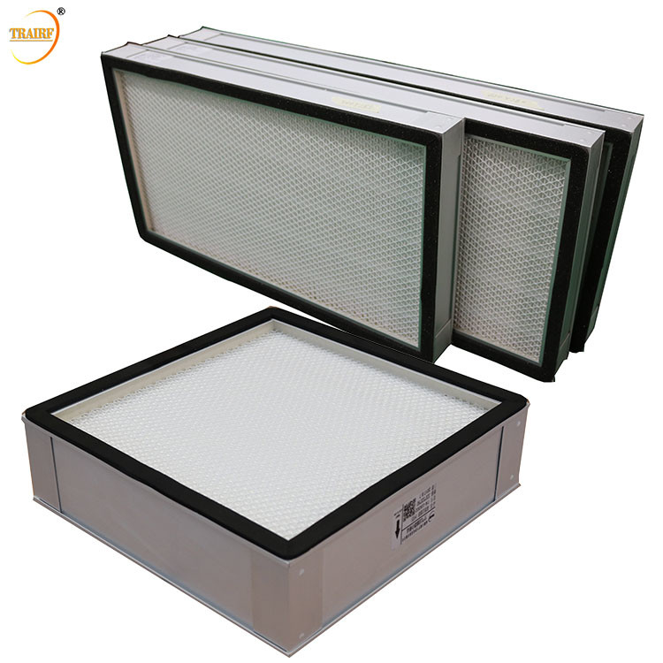 Het Kader Hepa 14 van de aluminiumlegering de Eenheid van de de Ventilatorfilter van de Luchtfilter HEPA 0,3 Micrometers