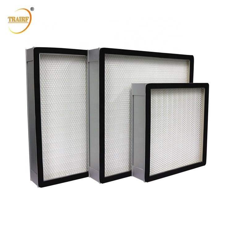 U15U17 schone Zaal HEPA Filters voor Laminaire Luchtstroom 610*610*50mm