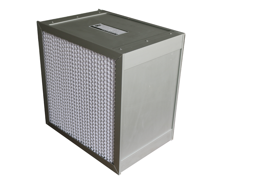 De Filterstroom Hood Filter With Aluminium Foil van de H14eu13 EU14 Diepe Plooi HEPA