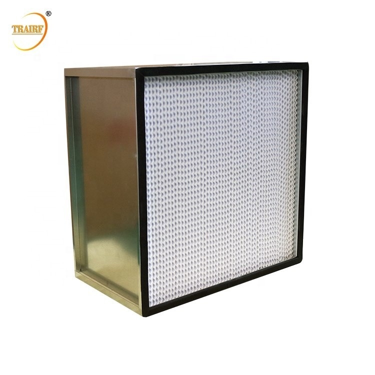 300*550*300mm H12 H13 Diepe Plooihepa Filter voor Laminaire Stroomkap