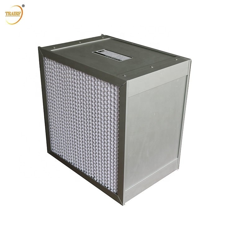300*550*300mm H12 H13 Diepe Plooihepa Filter voor Laminaire Stroomkap