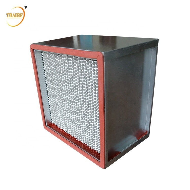 99.99% H13 plooide Laminaire Stroomhepa Filter diep Op hoge temperatuur