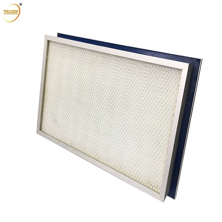 EN1882 farmaceutische Gelverbinding Mini Pleated Hepa Filter H13 H14