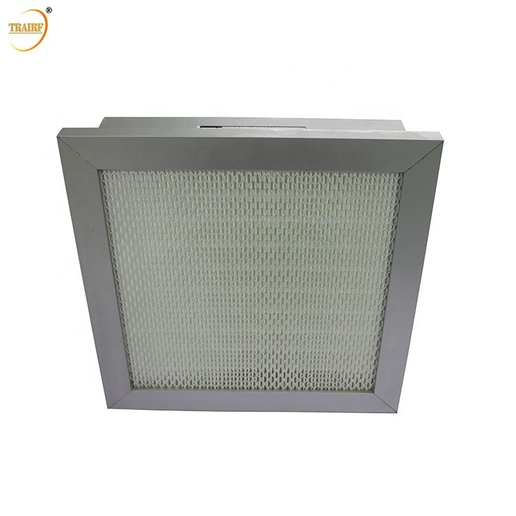 EN1882 farmaceutische Gelverbinding Mini Pleated Hepa Filter H13 H14