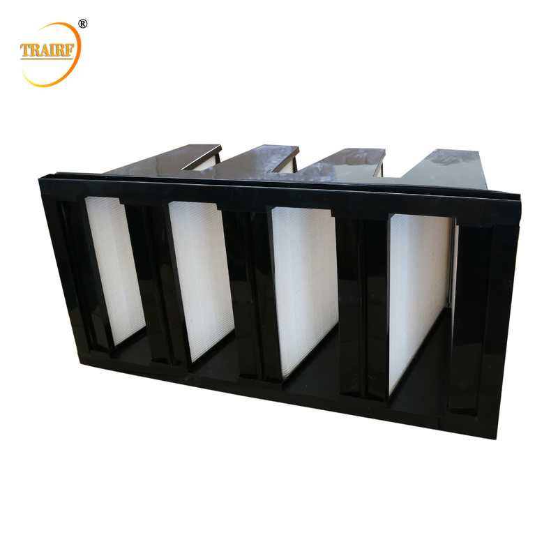 Mini Pleat V Micro- van de Bankfilter 24x12x12 Glasvezeldocument Merv 14 Luchtfilter