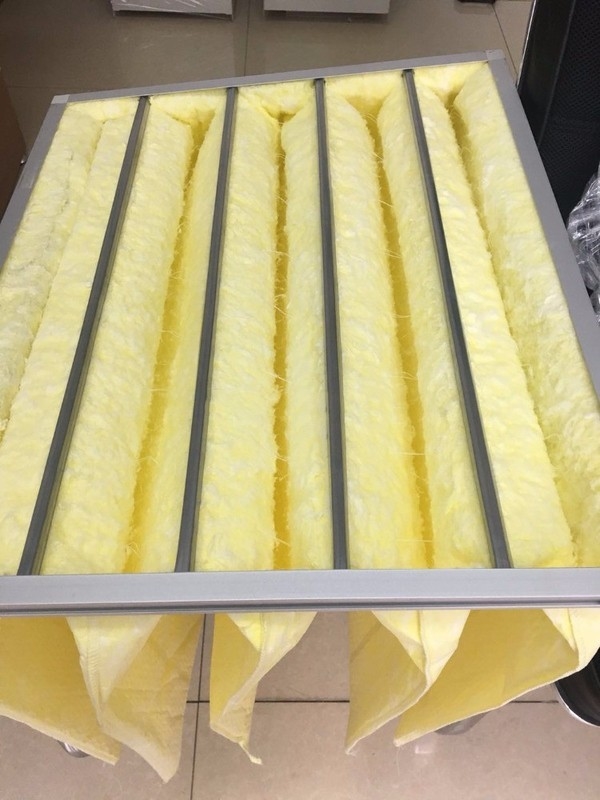 F8 van het de Legeringskader van het Fiberglasaluminium van de de Filterzak Middelgrote de Luchtfilter voor Airconditioning
