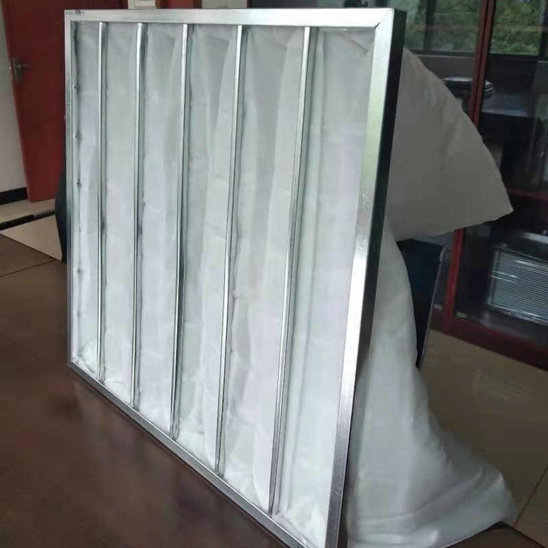 Commercieel Ventilatiesysteem de Luchtfilter 50Pa-65Pa van de 5 Micronzak