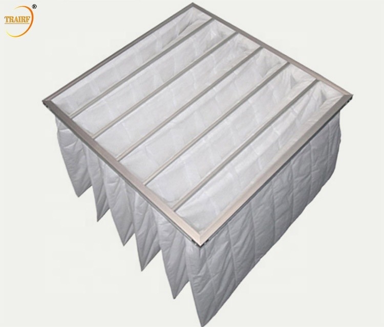 Commercieel Ventilatiesysteem de Luchtfilter 50Pa-65Pa van de 5 Micronzak