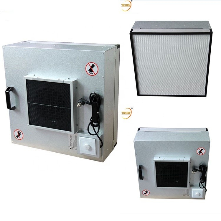 Zilveren HEPA de Filterffu Eenheid AC220V 50Hz van ISO voor Schone Cabine