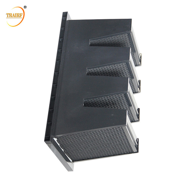 ABS Plastic Kader F7 V Filter van de Bank de Compacte Koolstof met Hoge Adsorptiecapaciteit