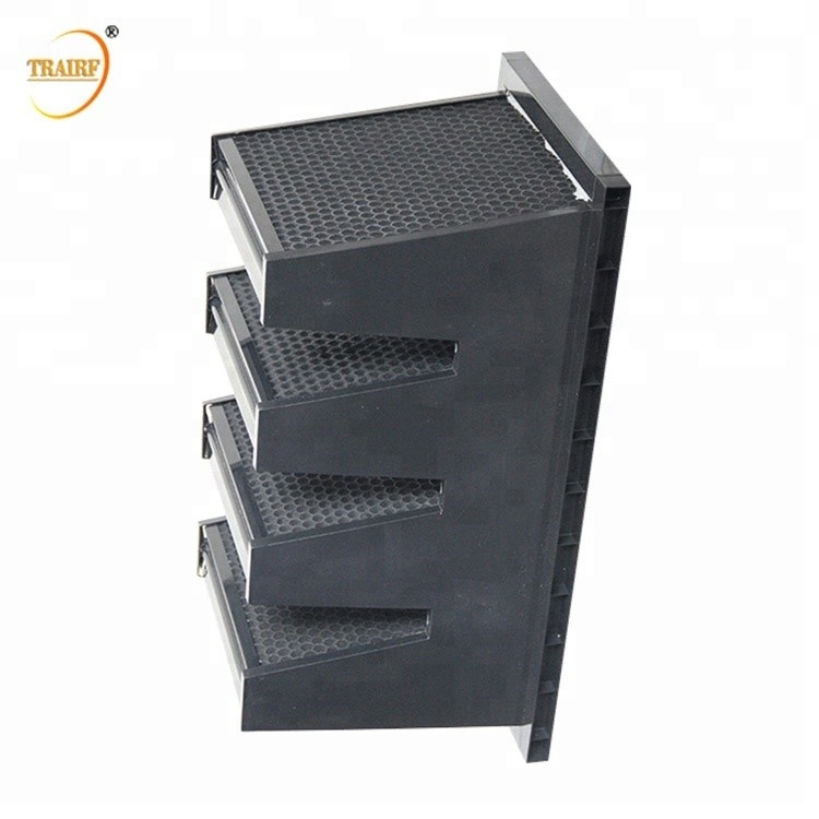 0.3u geactiveerde Filter van de Koolstoflucht V Filter van de Banklucht 800-4200 CMB/H