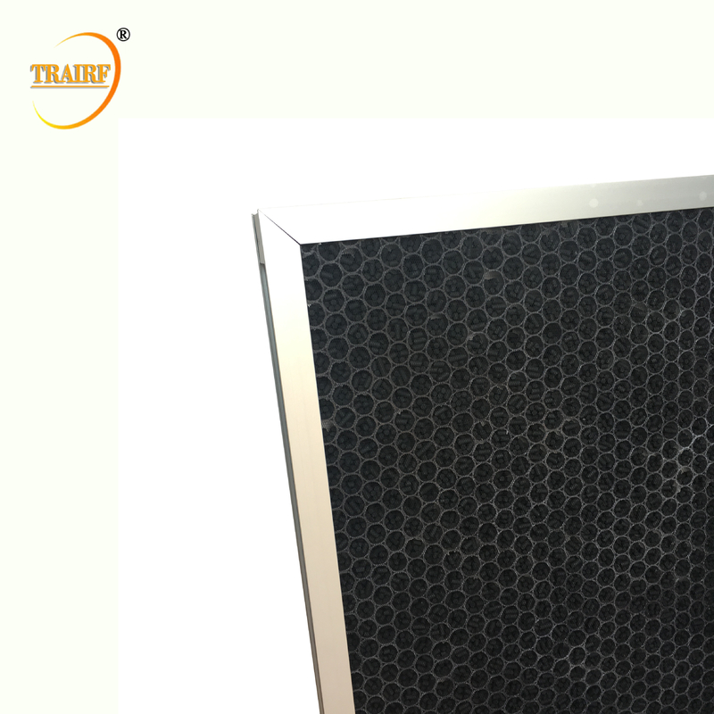 Honingraat 5um Mini Activated Carbon Hvac Filter 250*200*10mm