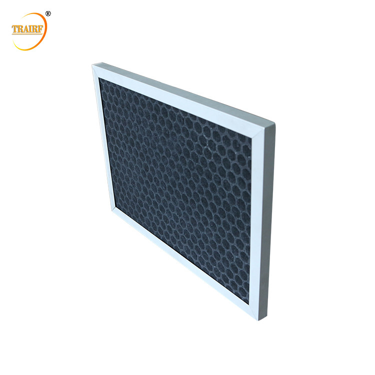Honingraat 5um Mini Activated Carbon Hvac Filter 250*200*10mm