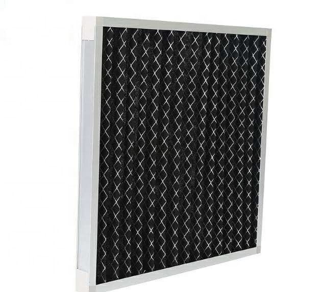 Gegalvaniseerd van de de Luchtfilter van de Plaat90% Geactiveerd Koolstof Blad 610*610*46mm