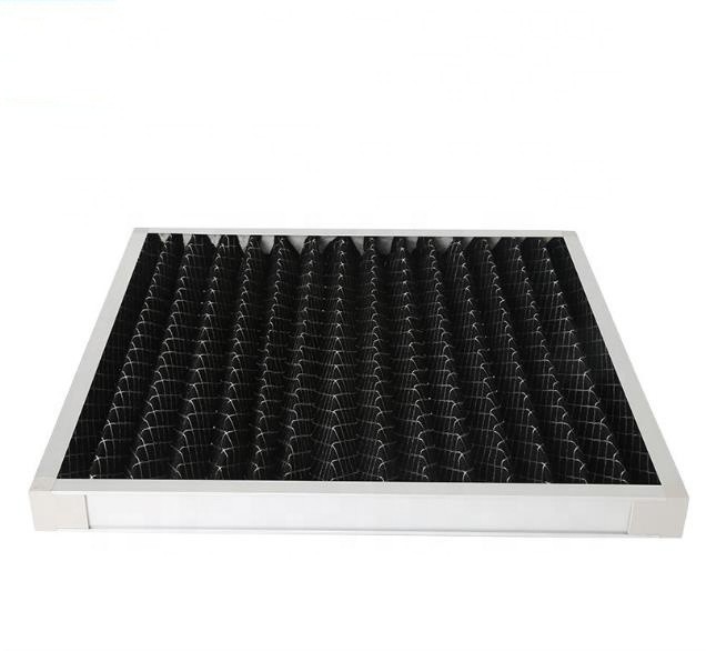 Gegalvaniseerd van de de Luchtfilter van de Plaat90% Geactiveerd Koolstof Blad 610*610*46mm