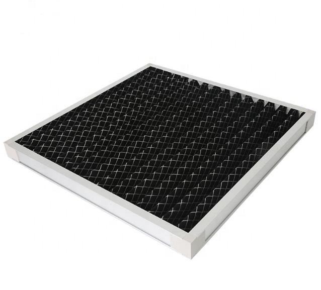 Gegalvaniseerd van de de Luchtfilter van de Plaat90% Geactiveerd Koolstof Blad 610*610*46mm