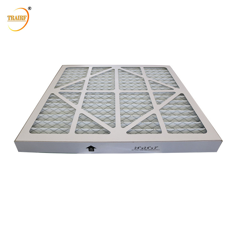 EU4 geplooide Preluchtfilters HVAC 24 ' X24 ' X2“ voor Filtratiesysteem