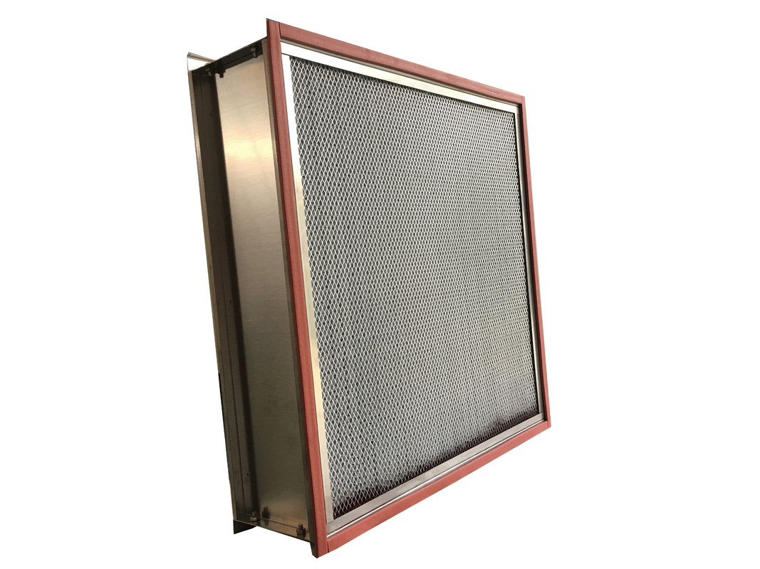 De schone Zaal Aluminiumfolie Op hoge temperatuur van de het Systeemhepa Filter van de Luchtfiltratie