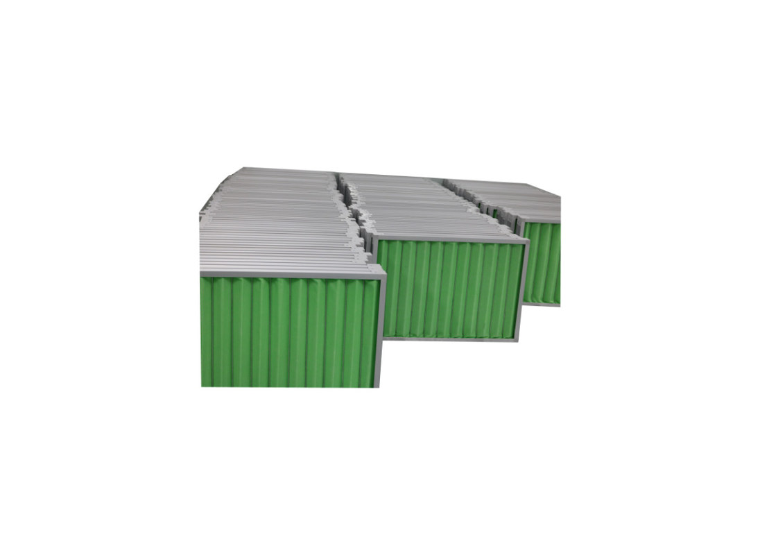 Filter van de het Kader de G4 Geplooide HVAC Lucht van de aluminiumlegering voor Ventilatiesysteem