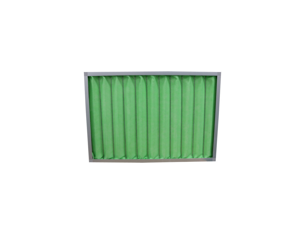Filter van de het Kader de G4 Geplooide HVAC Lucht van de aluminiumlegering voor Ventilatiesysteem