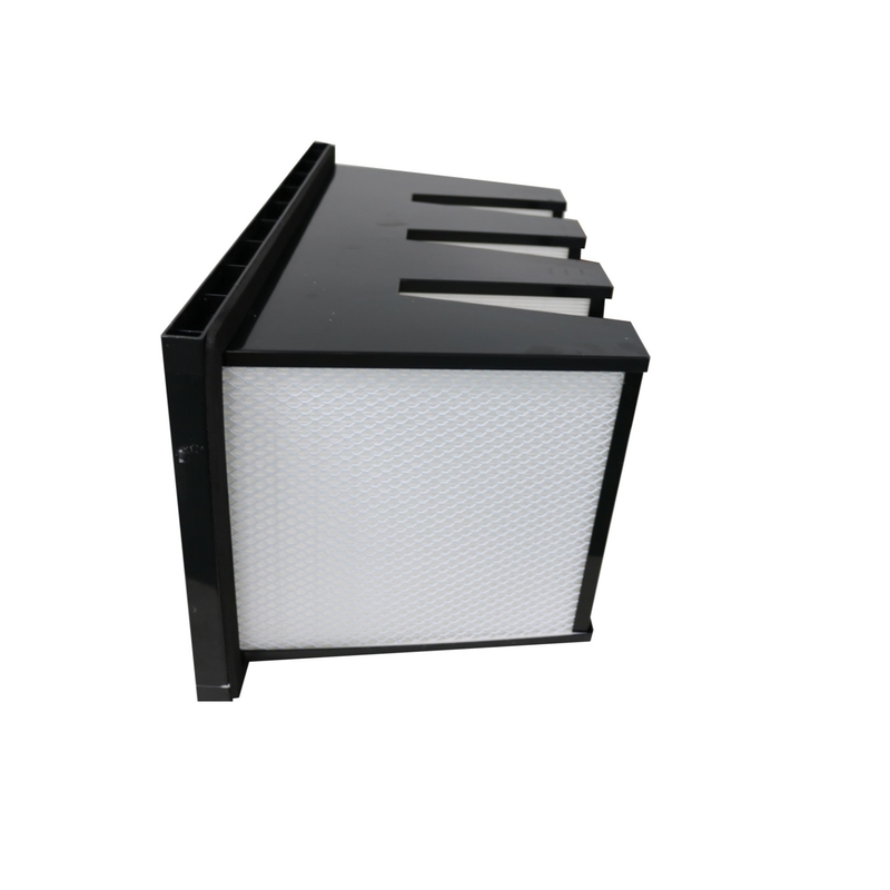 ABS Plastic Kader 0,5 Micron V Bankfilter voor HVAC-Systeem