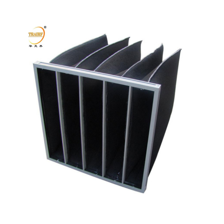 Pocket Medium Efficient Activated Carbon Bag Filter voor geurverwijder