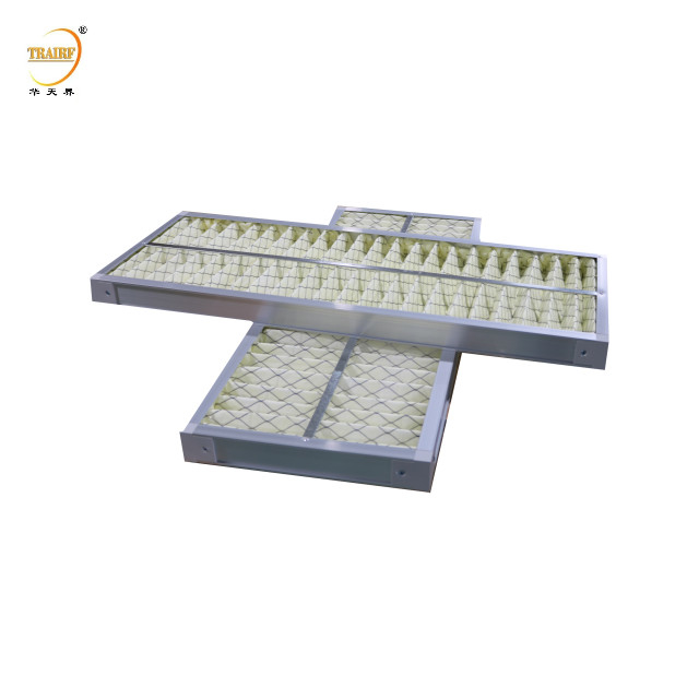 Geplete aluminium mesh stofluchtfilter voor laminaire stroomafdekking