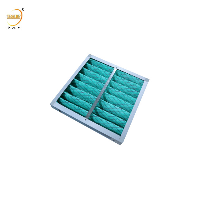 Tweederangsfilter voor airconditioning met aluminiumframe