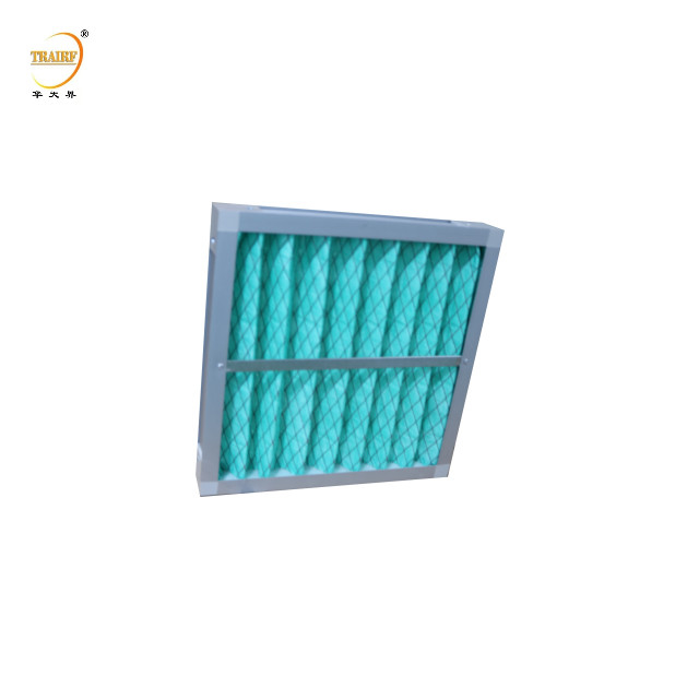 Tweederangsfilter voor airconditioning met aluminiumframe