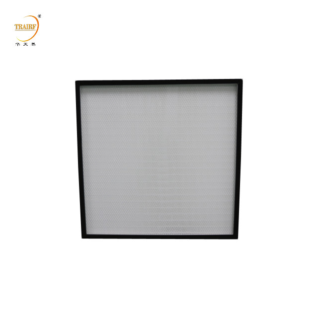 H13 H14 Efficiëntie Mini Pleat Hepa luchtfilter voor ventilatiesysteem of laminaire stroomafvoer