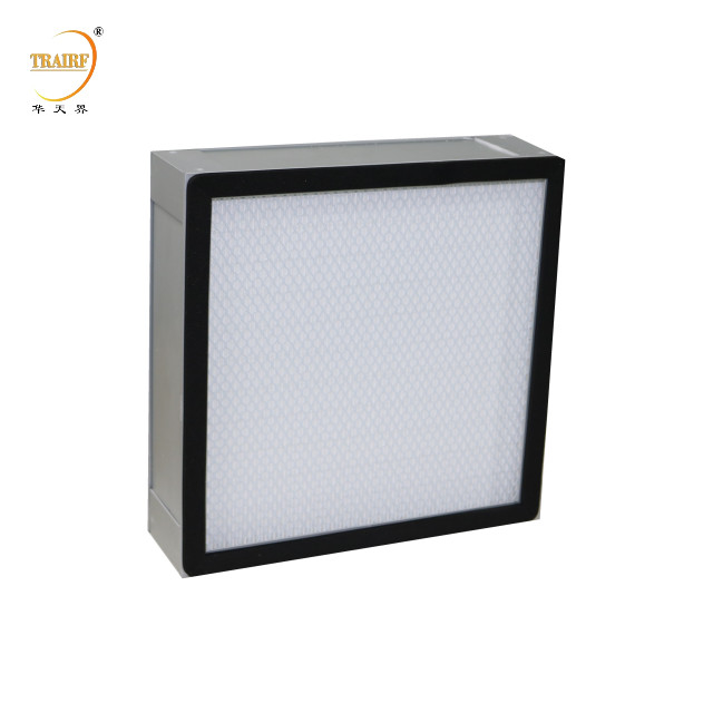 H13 H14 Efficiëntie Mini Pleat Hepa luchtfilter voor ventilatiesysteem of laminaire stroomafvoer