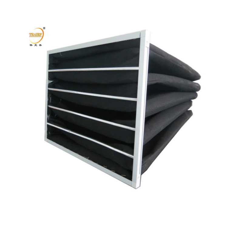 G4 Pocket Medium Efficient Activated Hvac Carbon Bag Luchtfilter voor geurverwijder