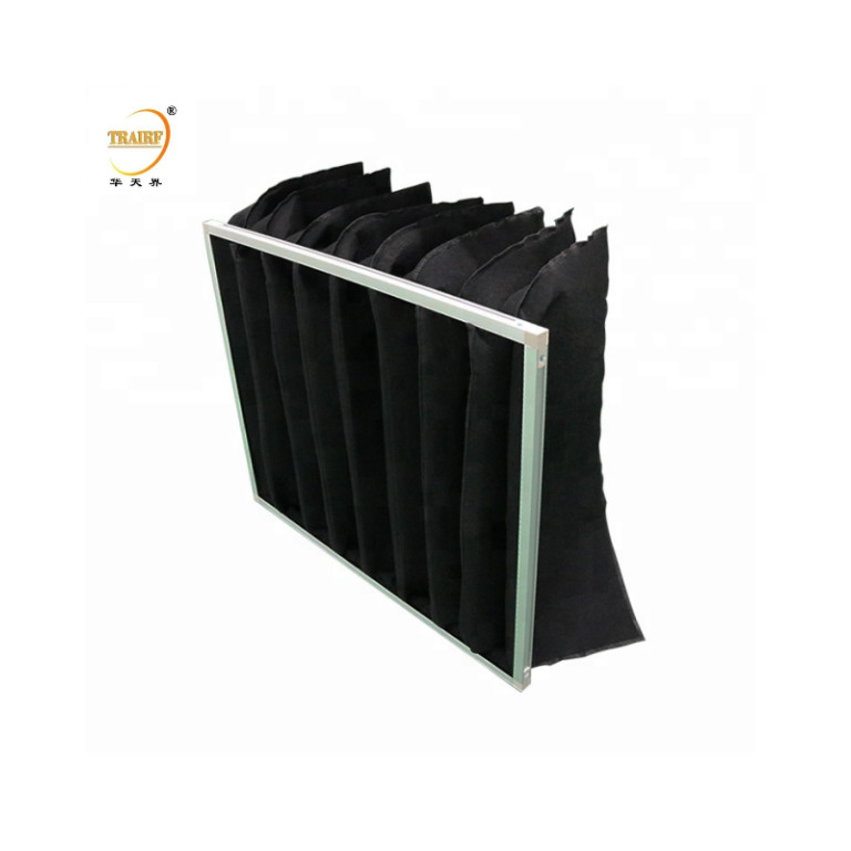 Ventilatie van het sproeihuis Geactiveerd koolstof zakluchtfilter voor een filtereenheid voor de ventilator van de schoonkamer