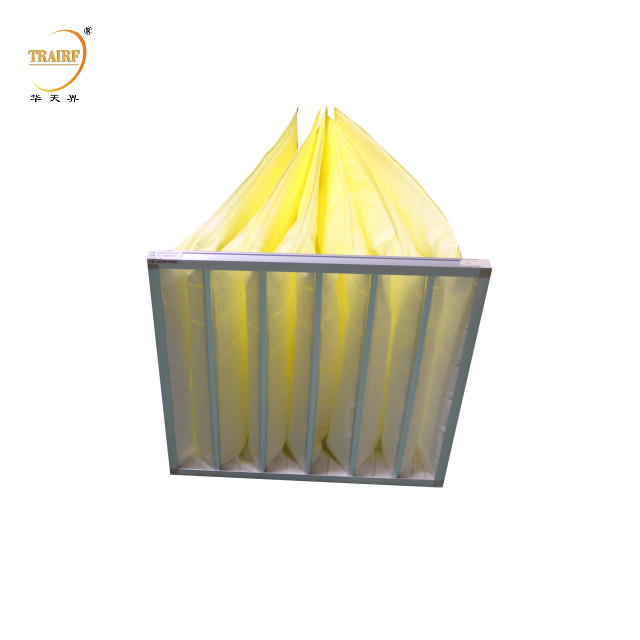 6 zakken Filter Galvanisatie Frame 490-490-500mm Airbag Filter